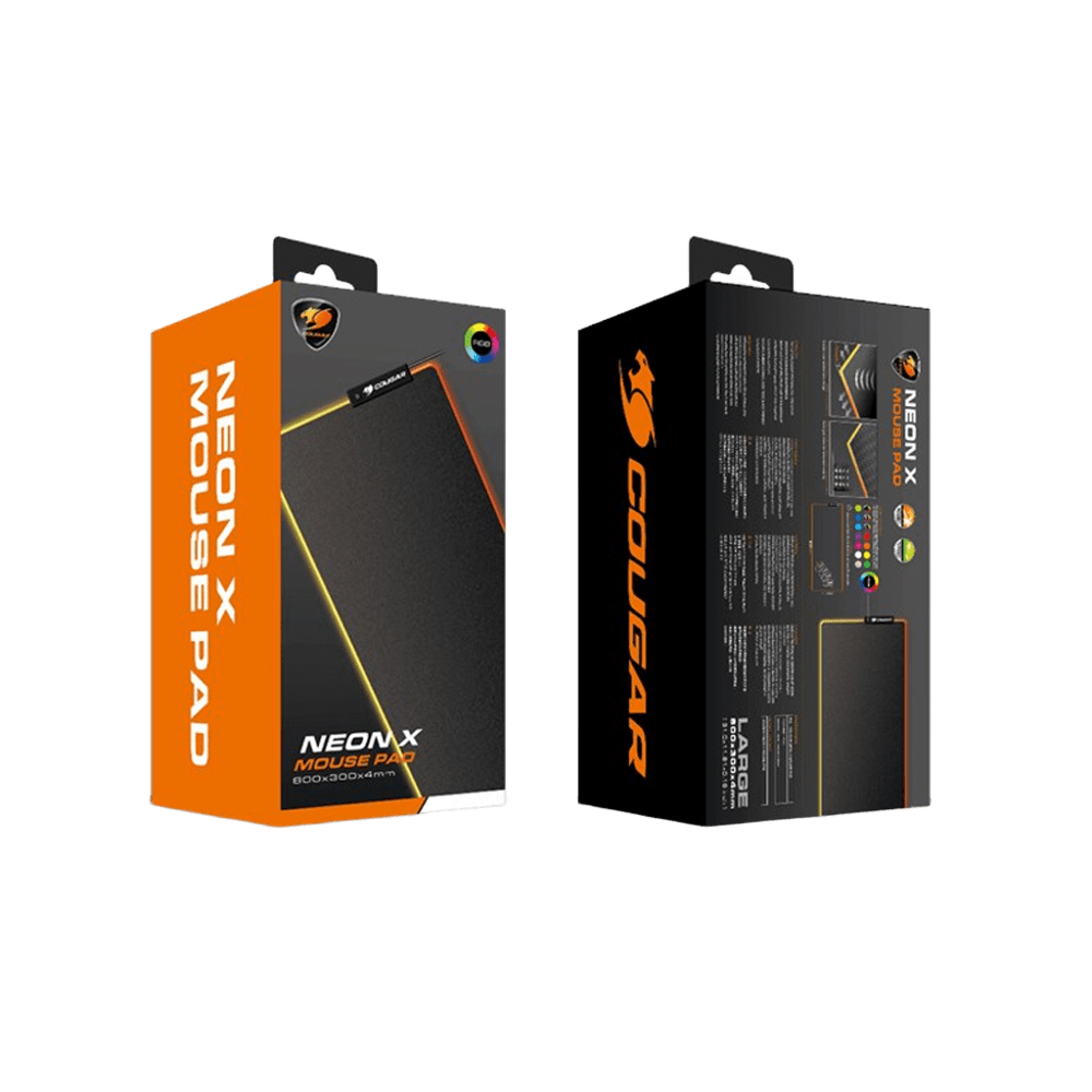 MOUSEPAD | LARGE COUGAR NEON X RGB